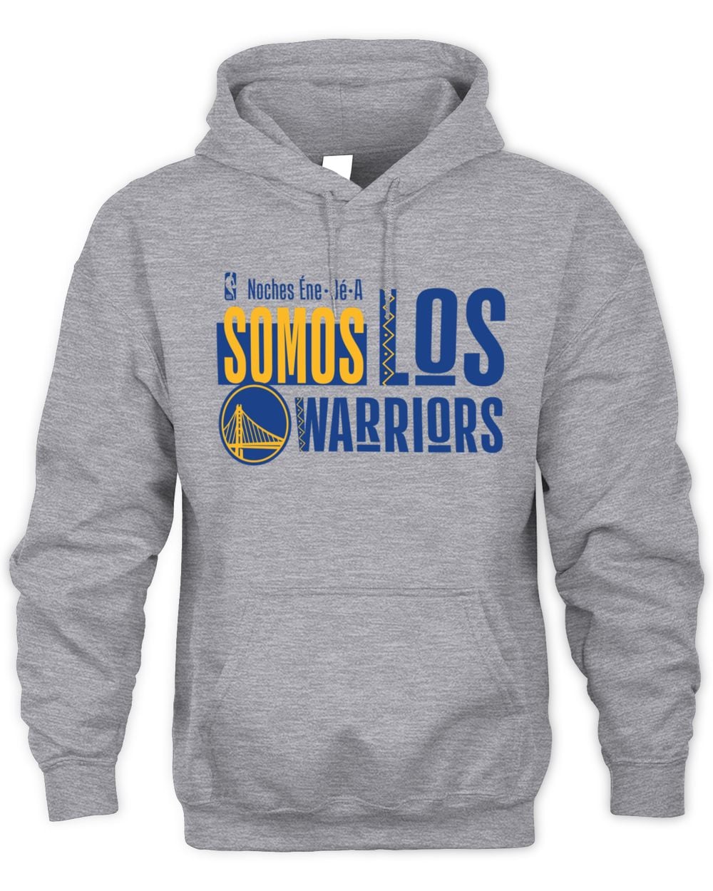 Men's Gray Golden State Warriors Noches Training Hoodie Sweatshirt