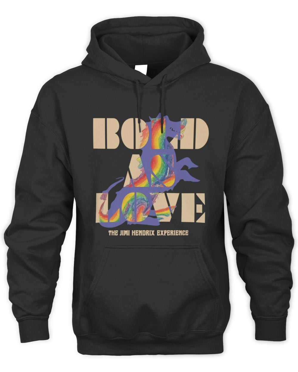 Jimi Hendrix Store Bold As Love Hoodie Black