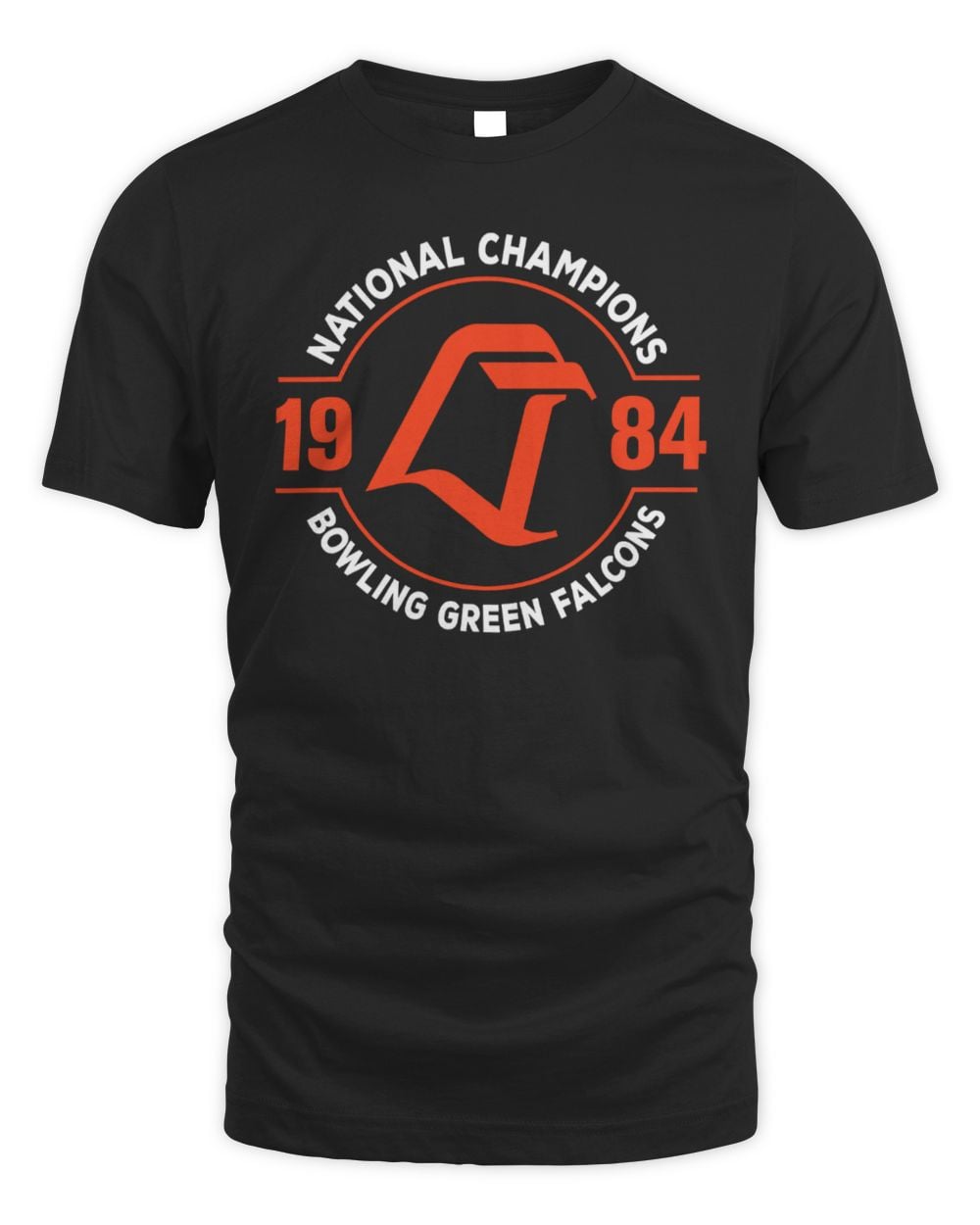 BGSU Falcons LT Logo 1984 National Hockey Champions T-Shirt