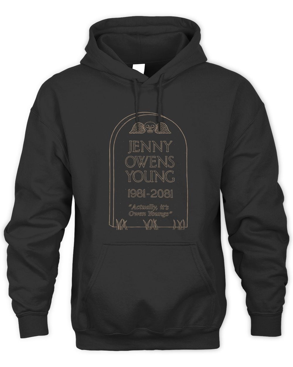 Jenny Owen Youngs Tombstone Hoodie Sweatshirt