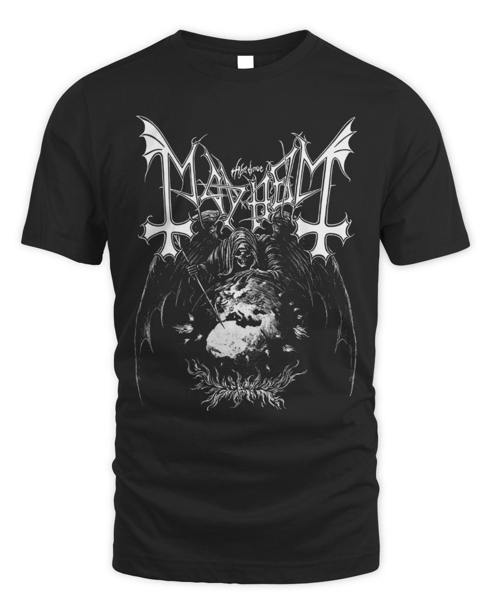 Mayhem Merch World On Fire T-Shirt
