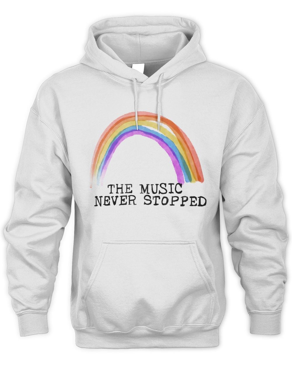 The Music Never Stopped Throwback Hoodie Sweatshirt