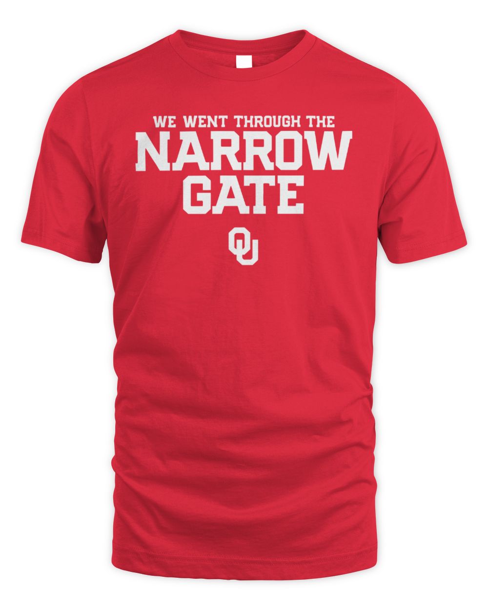 Oklahoma Sooners Football The Narrow Gate T-Shirt Red