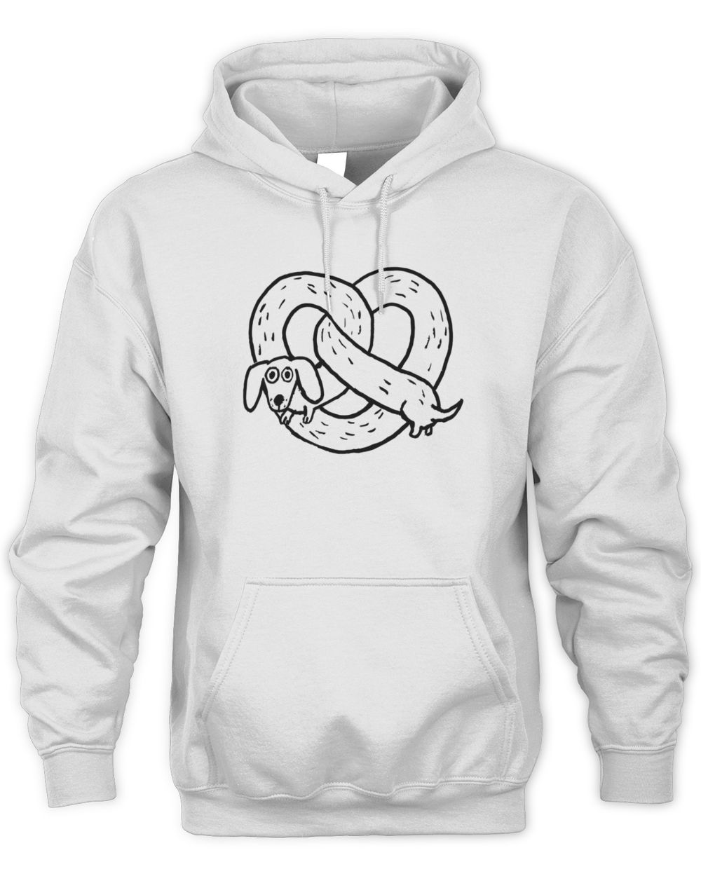 White Day Of The Dach Petzel Hoodie Sweatshirt