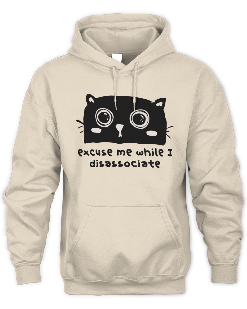 Excuse Me While I Disassociate Official Hoodie