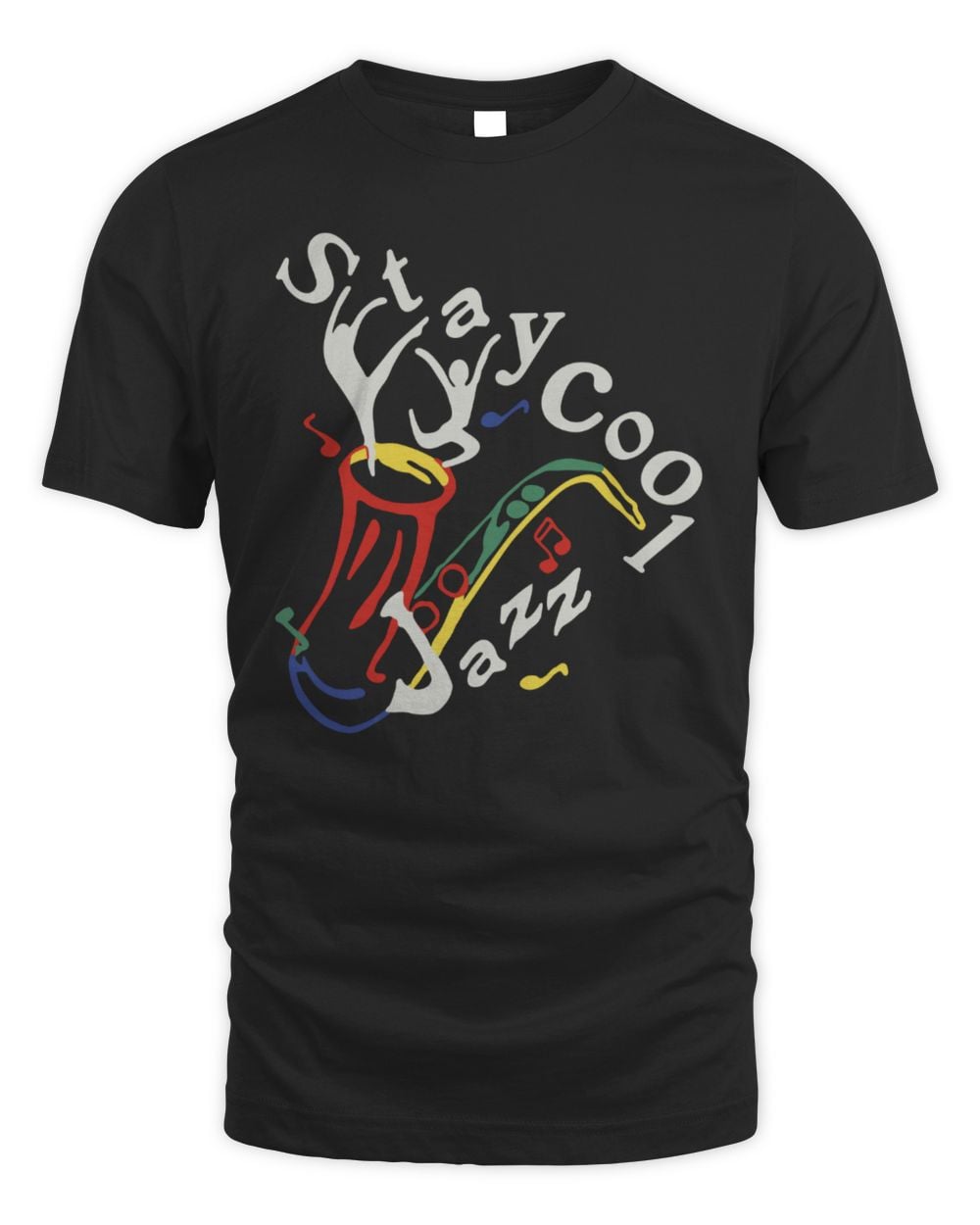 Stay Cool Merch Jazz Tee Black