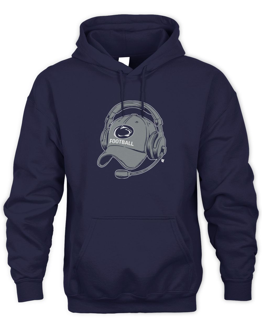 Penn State Football Coach's Hat & Headset Hoodie Sweatshirt