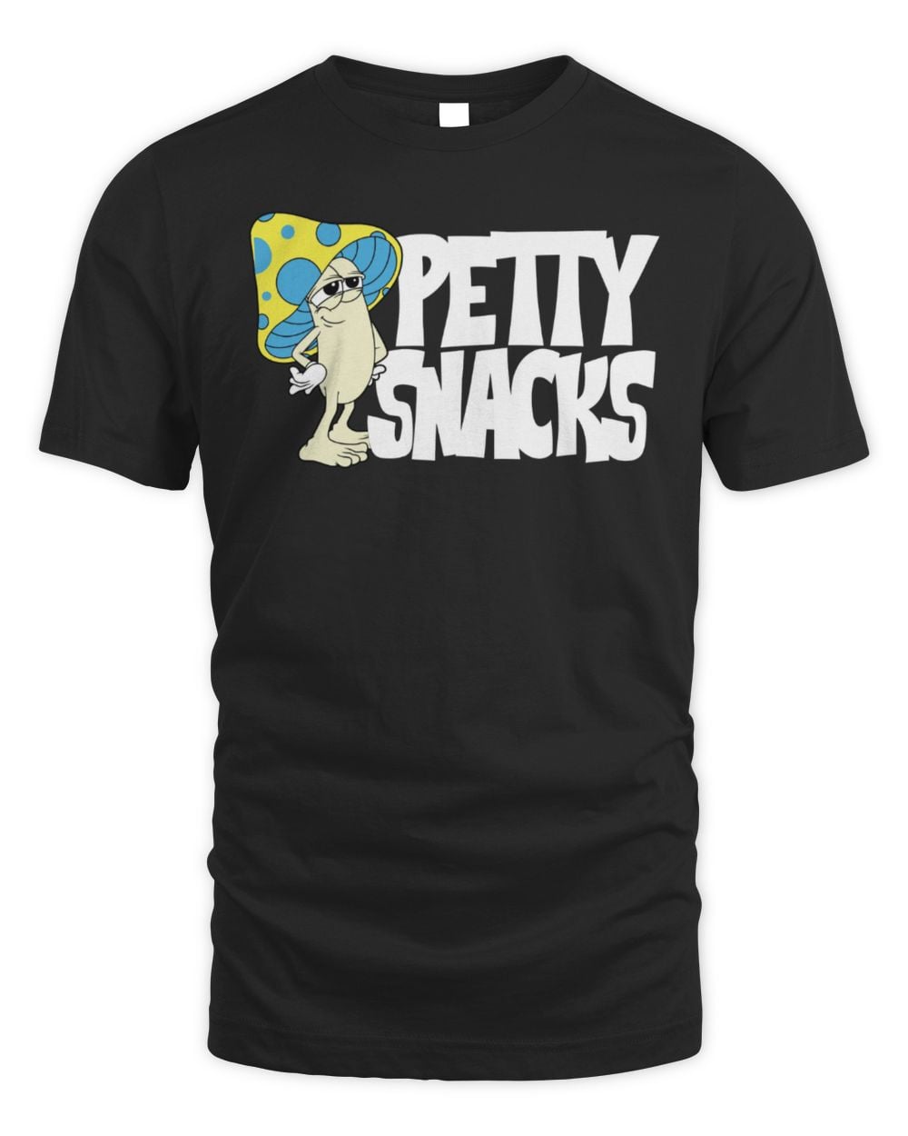 Petty Snacks Merch Petty Shroom Black T-Shirt