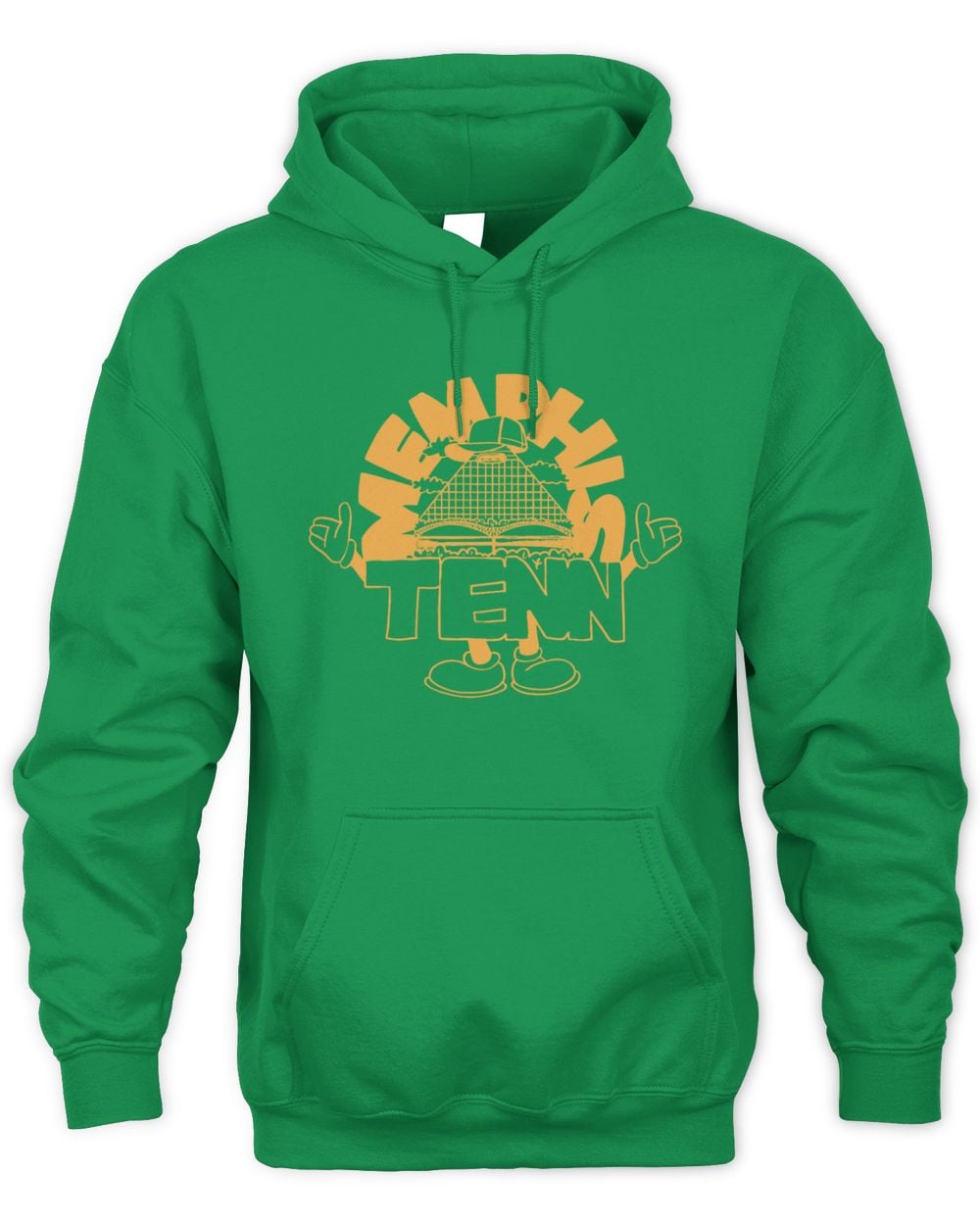 Choose901 Merch Pyramid Pal Hoodie Green