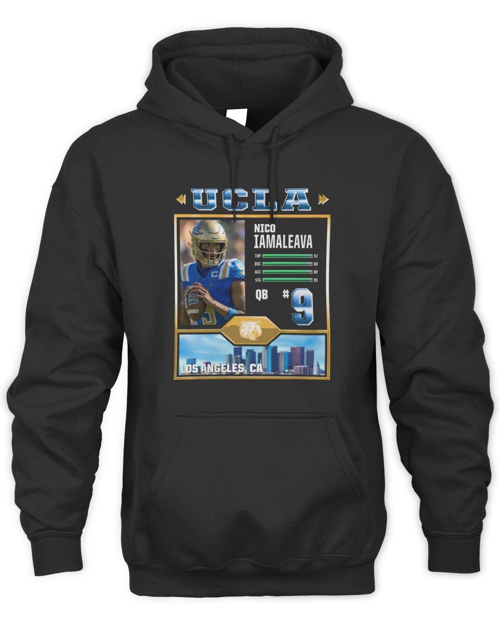 Nico Iamaleava Ucla Black Video Game Hoodie Sweatshirt