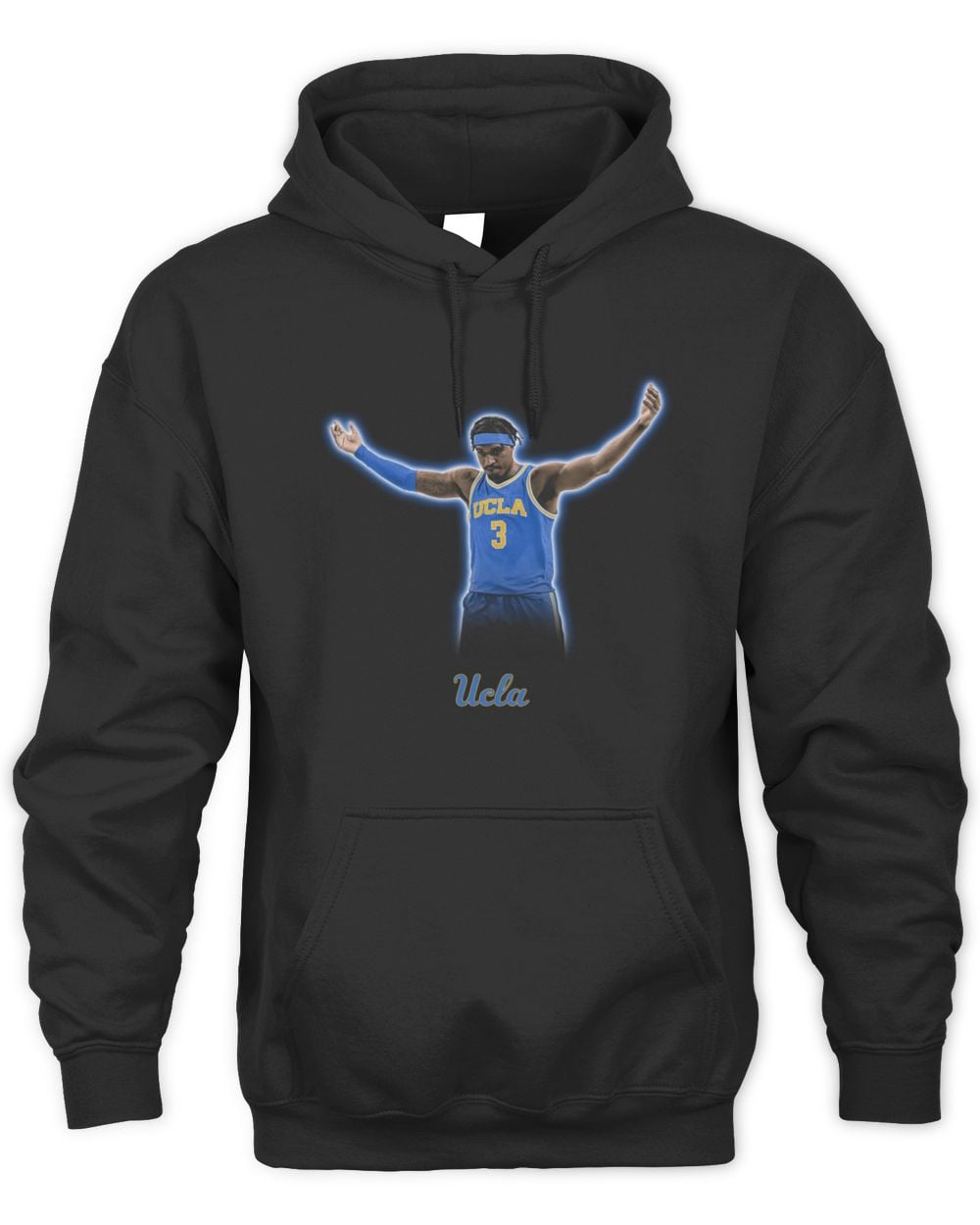 Eric Dailey Jr. Ucla Black Illustrated Hoodie Sweatshirt