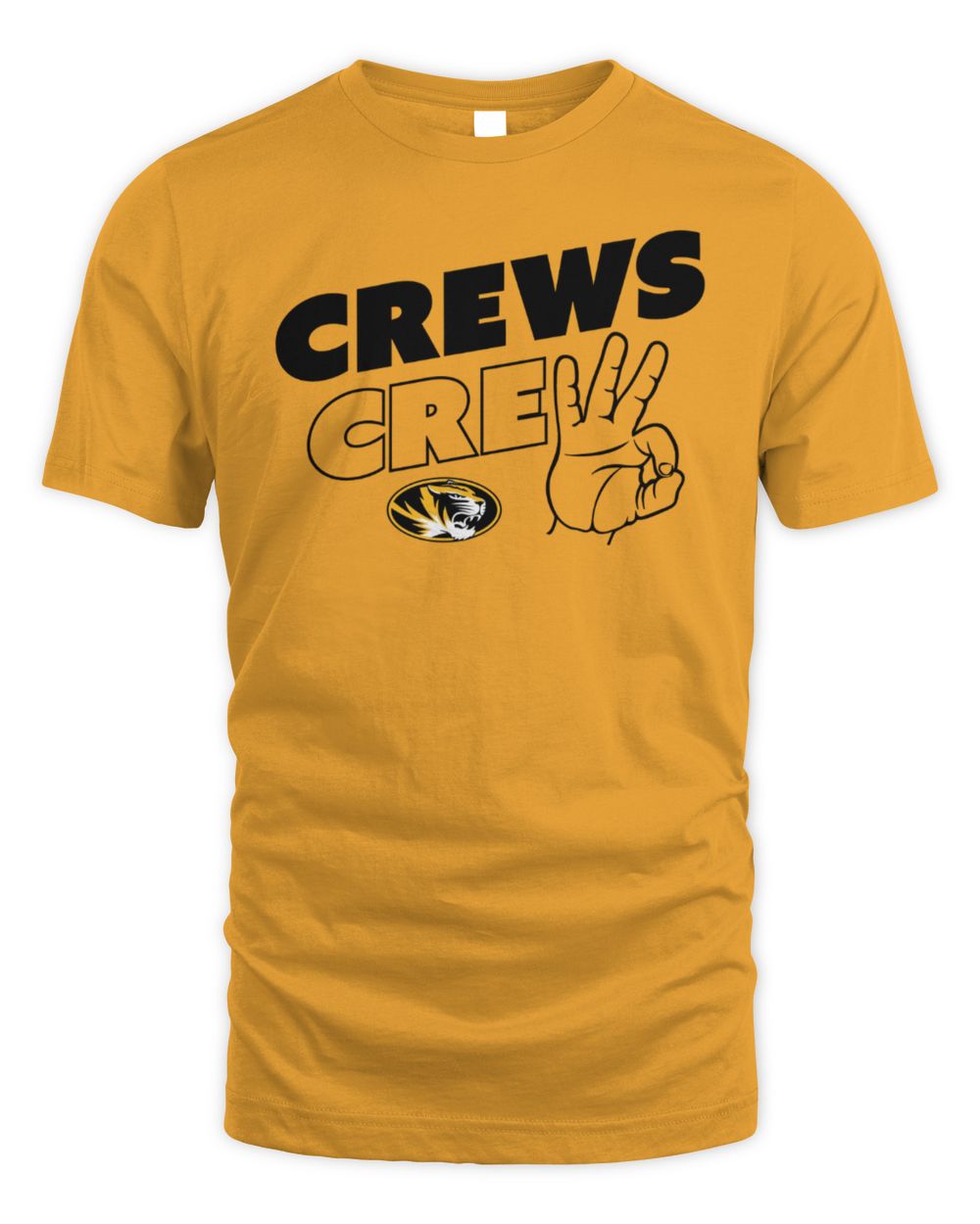Jacob Crews Mizzou Gold Crew Crews Tee