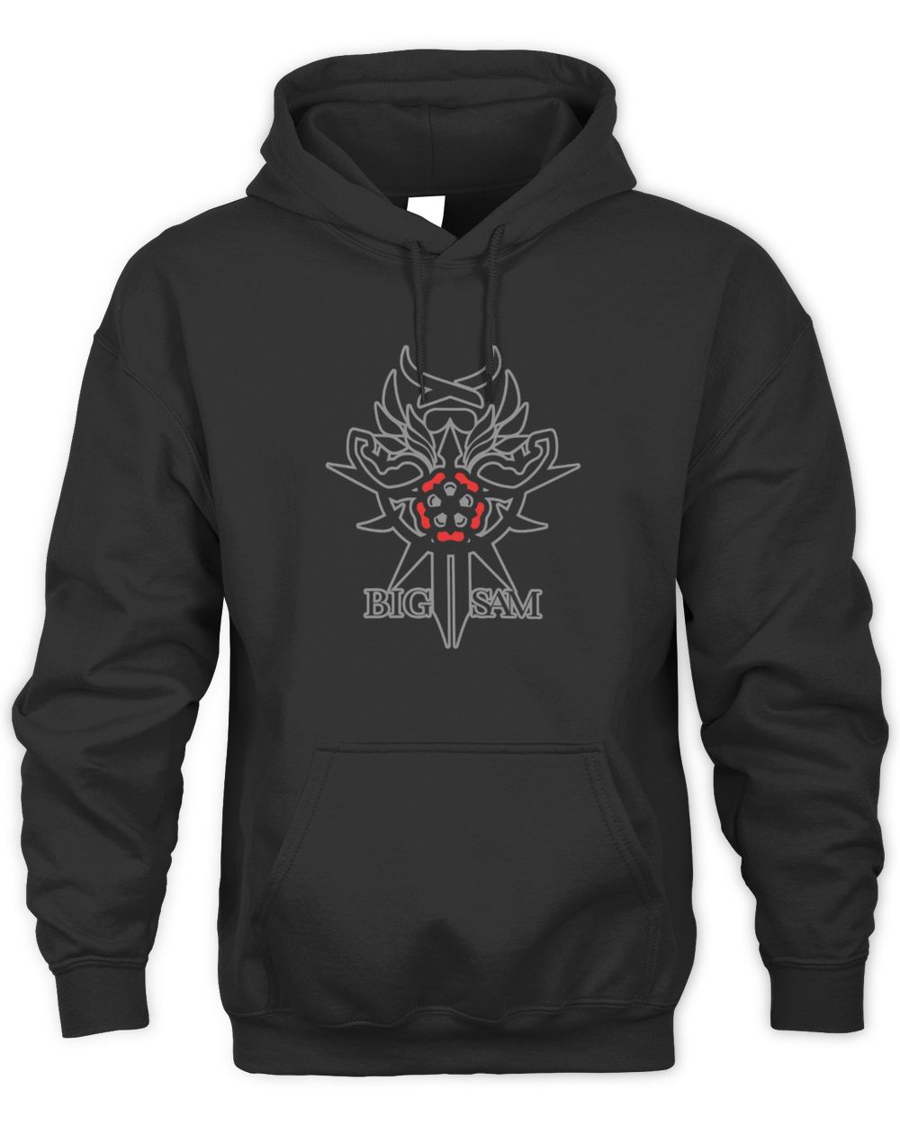 Official Big Sam Logo Black Hoodie
