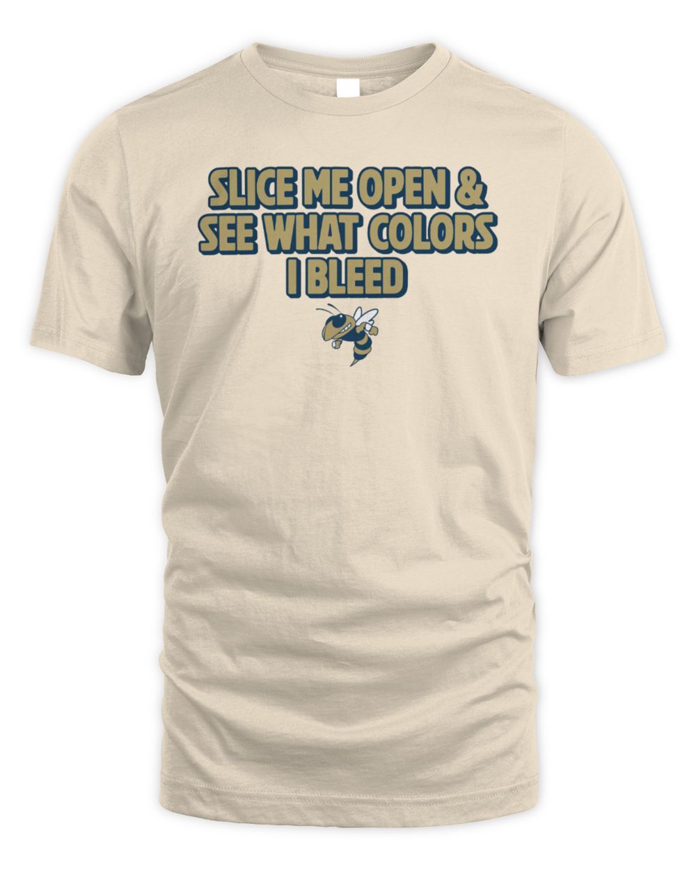 Georgia Tech Yellow Jackets See What Colors I Bleed Tee