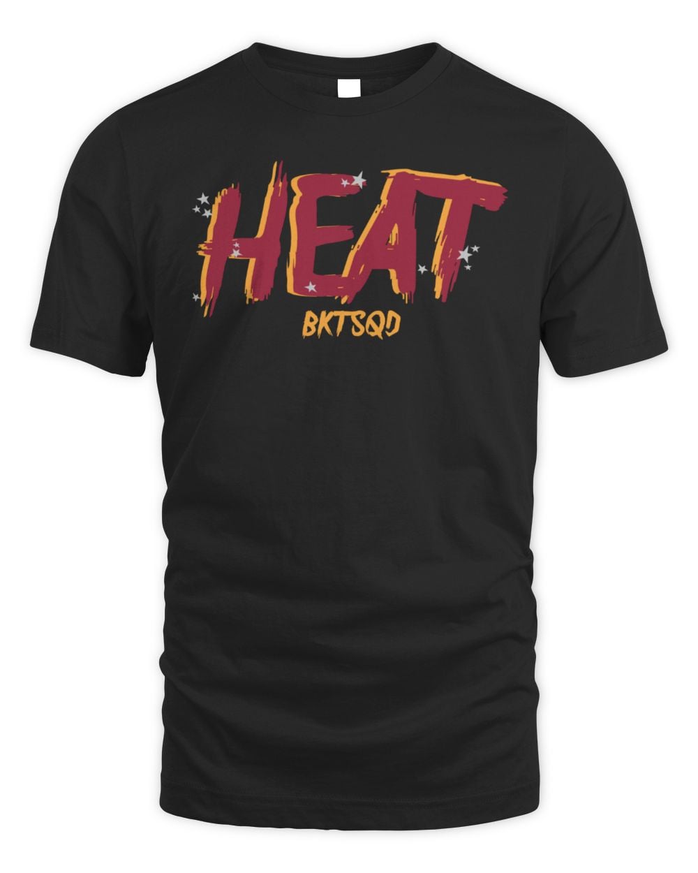NBA X BKTSQD Miami Heat Black Shirt