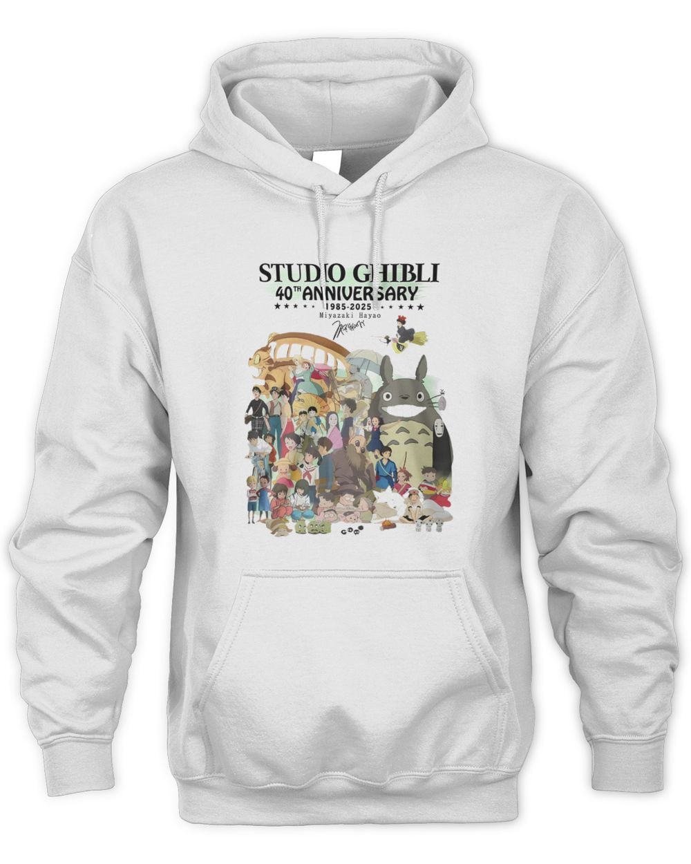 Studio Ghibli 40th Anniversary Since 1985 Miyazaki Hayao Forever 2025 Hoodie Sweatshirt