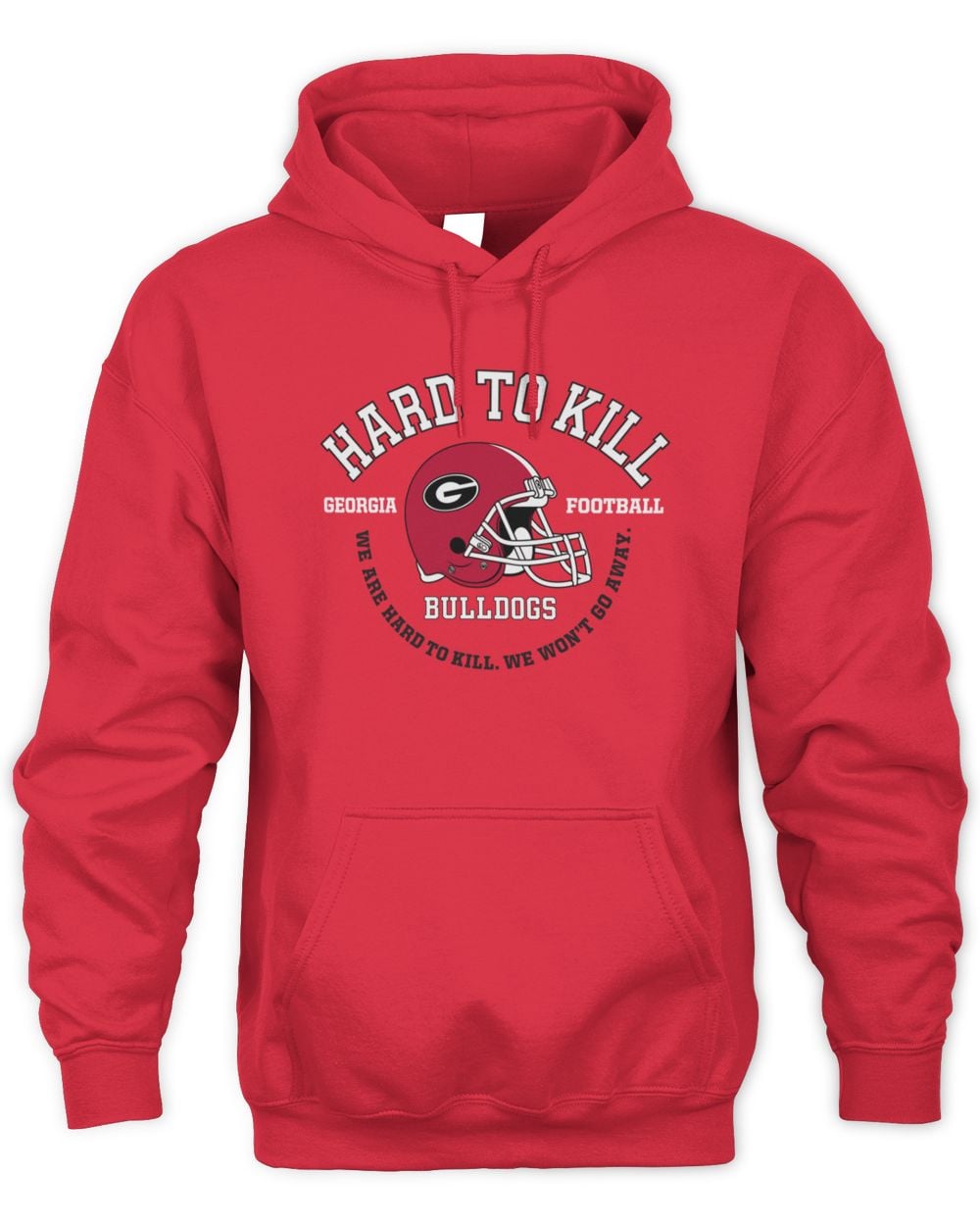 Hard To Kill Georgia Bulldogs Football Red Hoodie