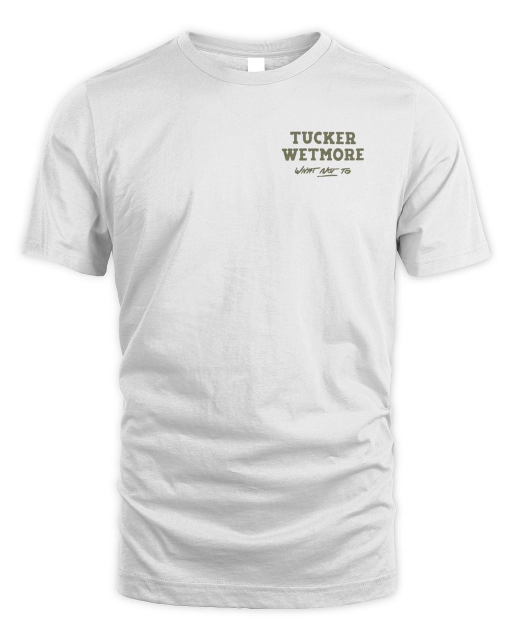 Tucker Wetmore Merch What Not To Tracklist T-Shirt