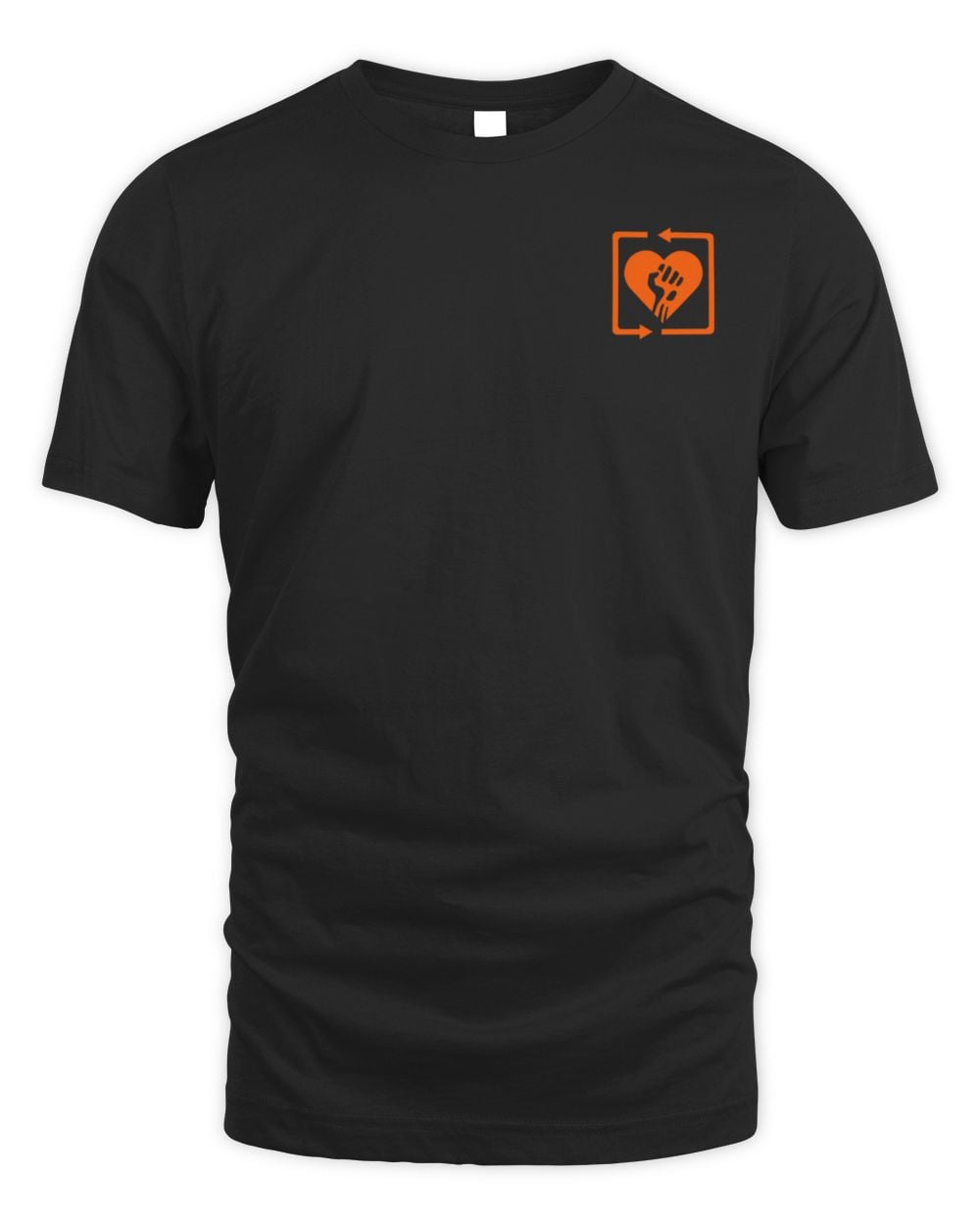 Rise Against Square Heartfist RA Logo Official T Shirt