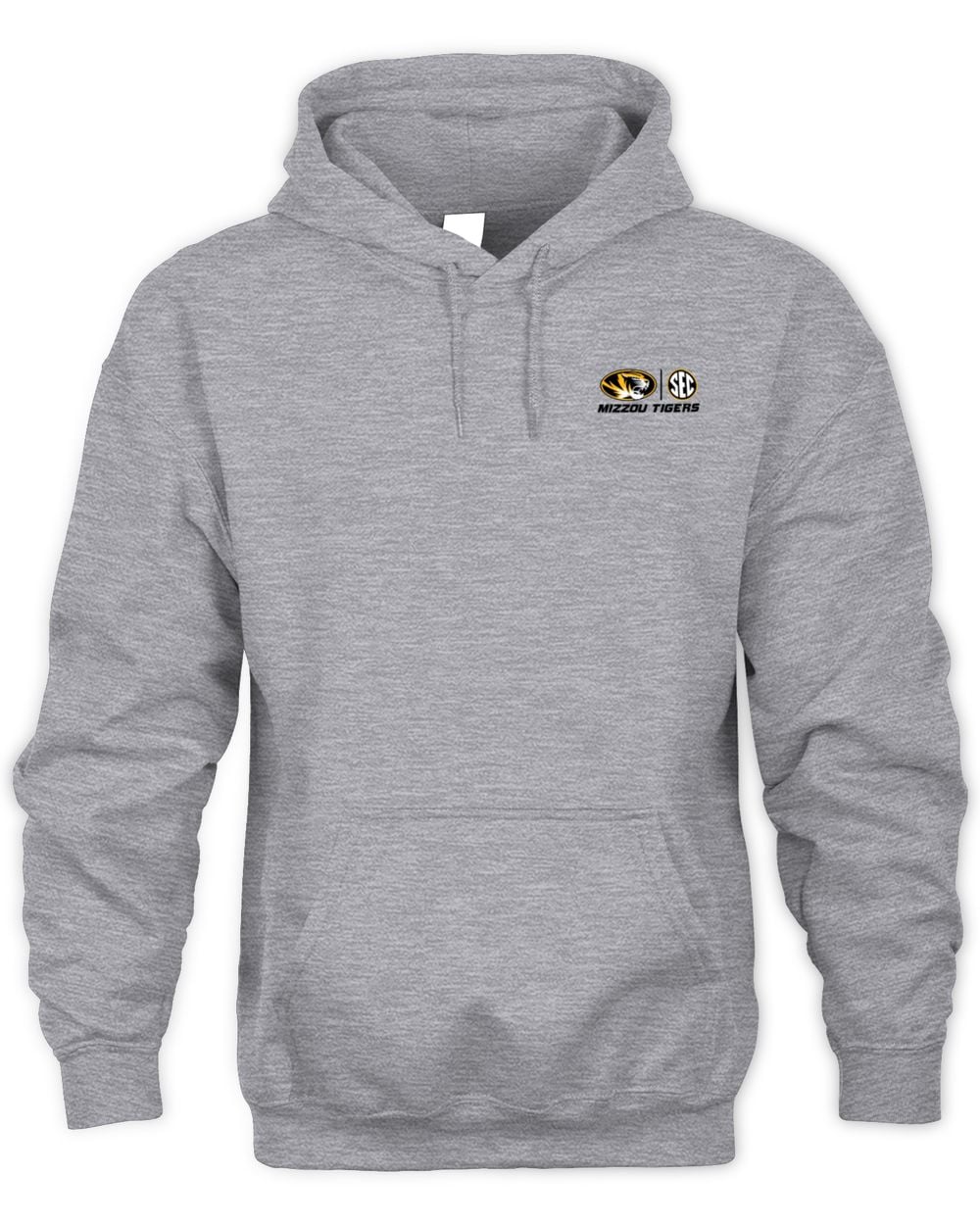 Mizzou Tigers SEC All Schools Oval Tiger Head Grey Hoodie Sweatshirt