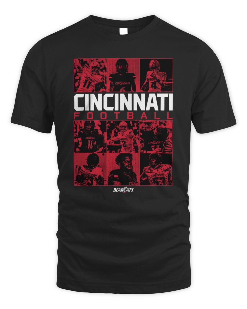 Cincy Shirts Shop Cincinnati Bearcats Football Playmakers 2025 NIL T-Shirt