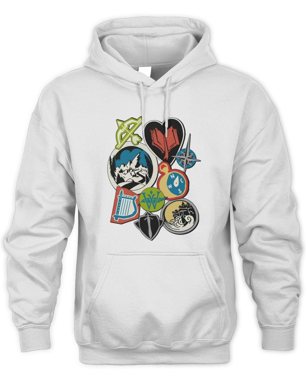 The Wingfeather Saga Icons Hoodie White