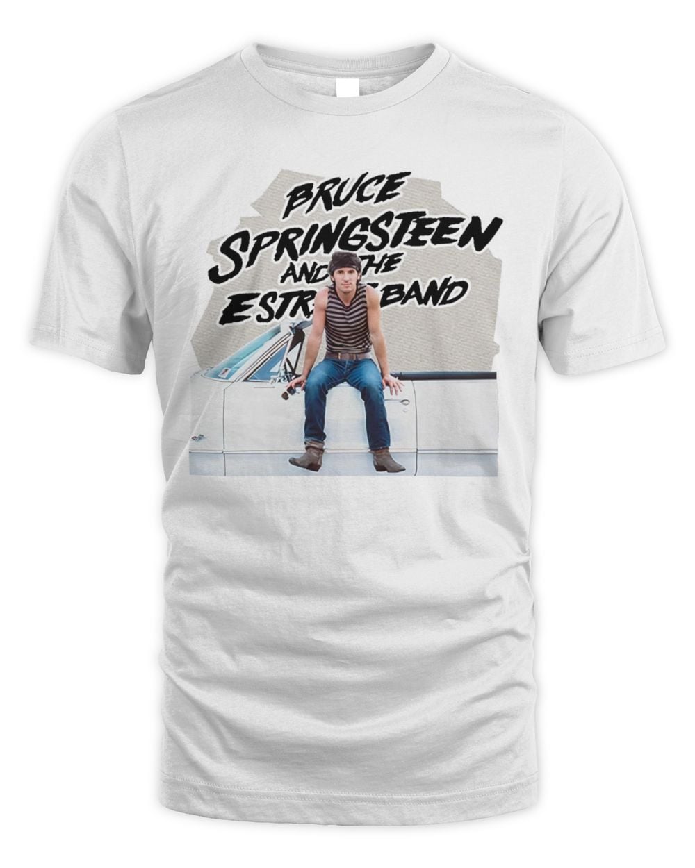 Bruce Springsteen Retro Born In The U.S.A. Photo Tee