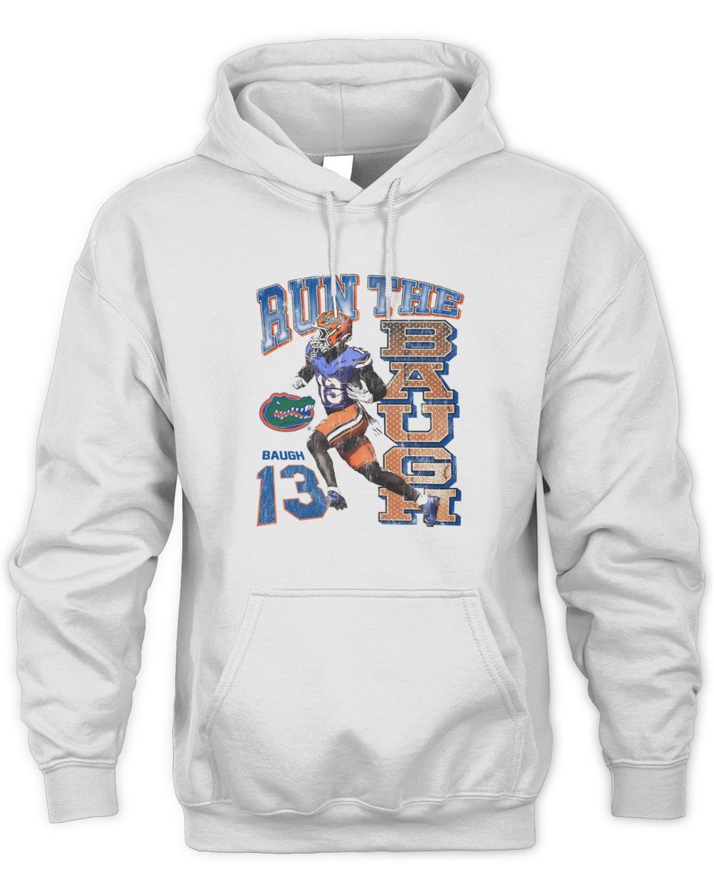 Jadan Baugh Florida White Graphic Hoodie Sweatshirt