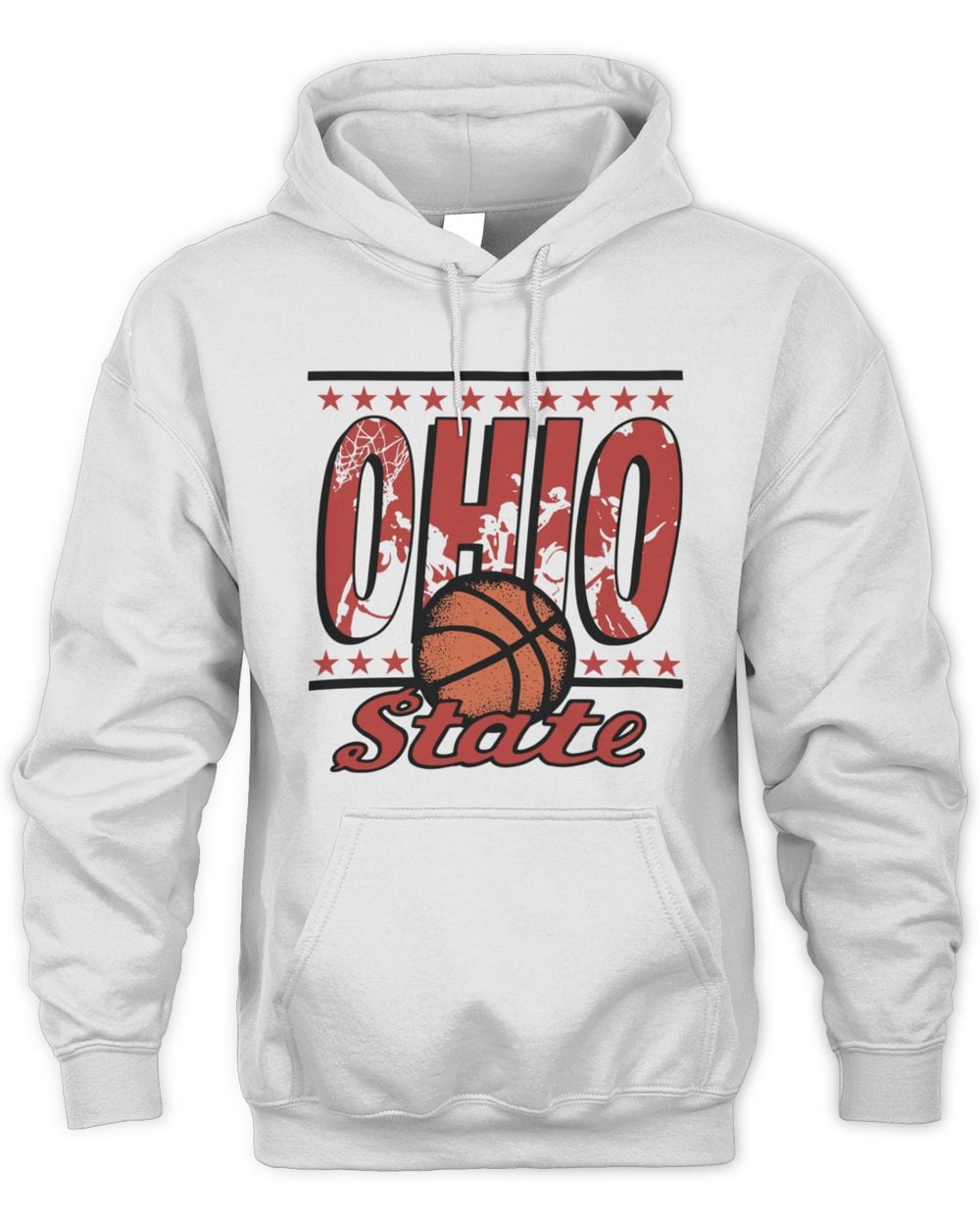 Ohio State Buckeyes Basketball Homage Court Hoodie Sweatshirt