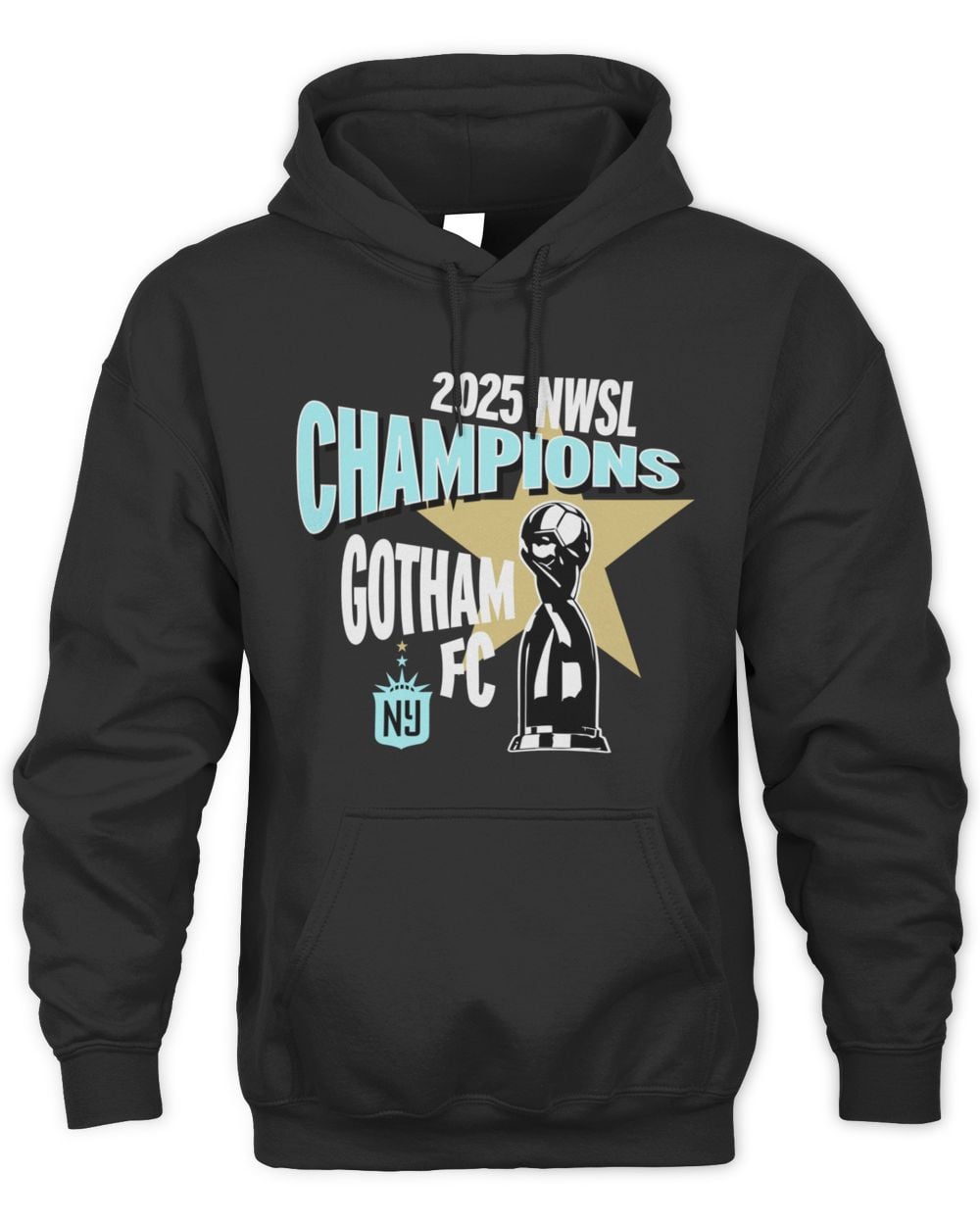 Gotham FC 2025 NWSL Champions Trophy Hoodie Sweatshirt