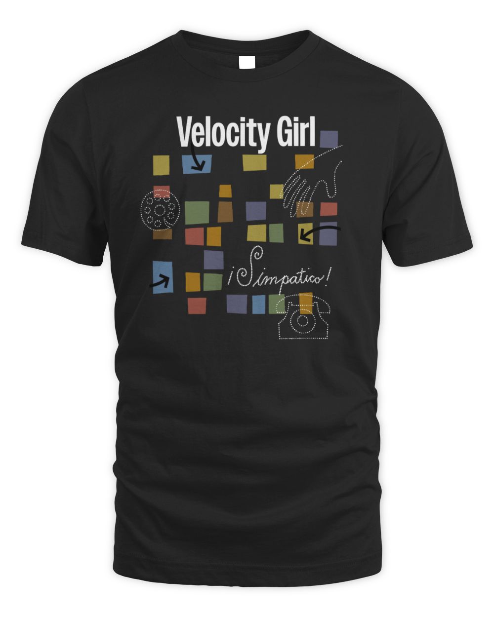 Sub Pop Mega Mart Velocity Girl Simpatico Black T-Shirt