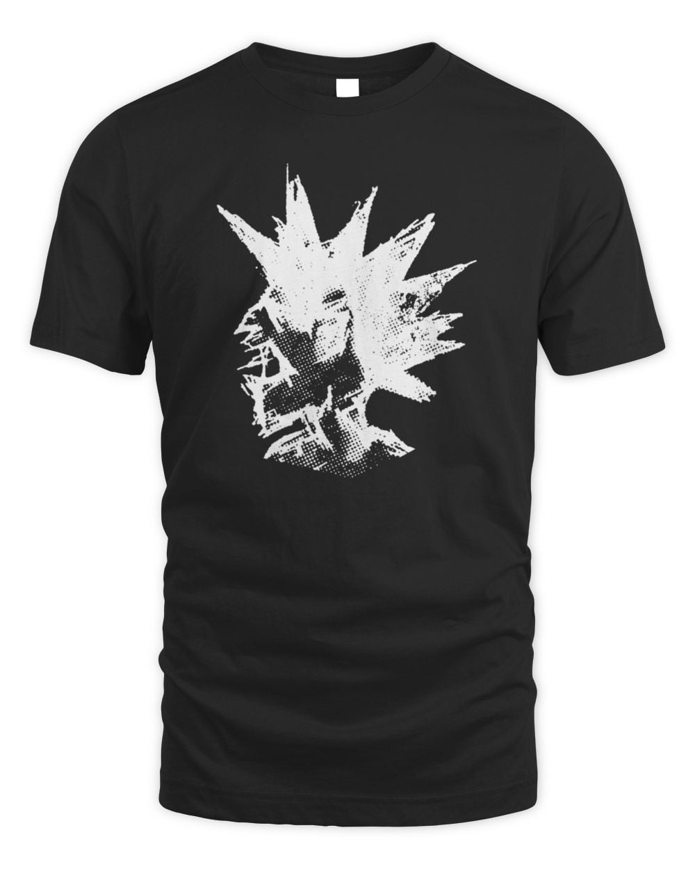 Mob Eight Merch Punk Head T-Shirt Black
