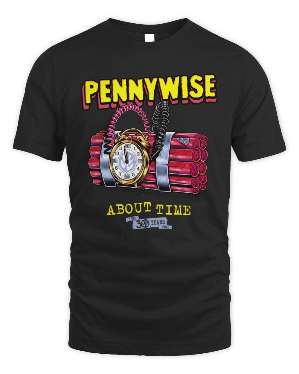 Pennywise Official Store About Time 30yr Anniversary Tee