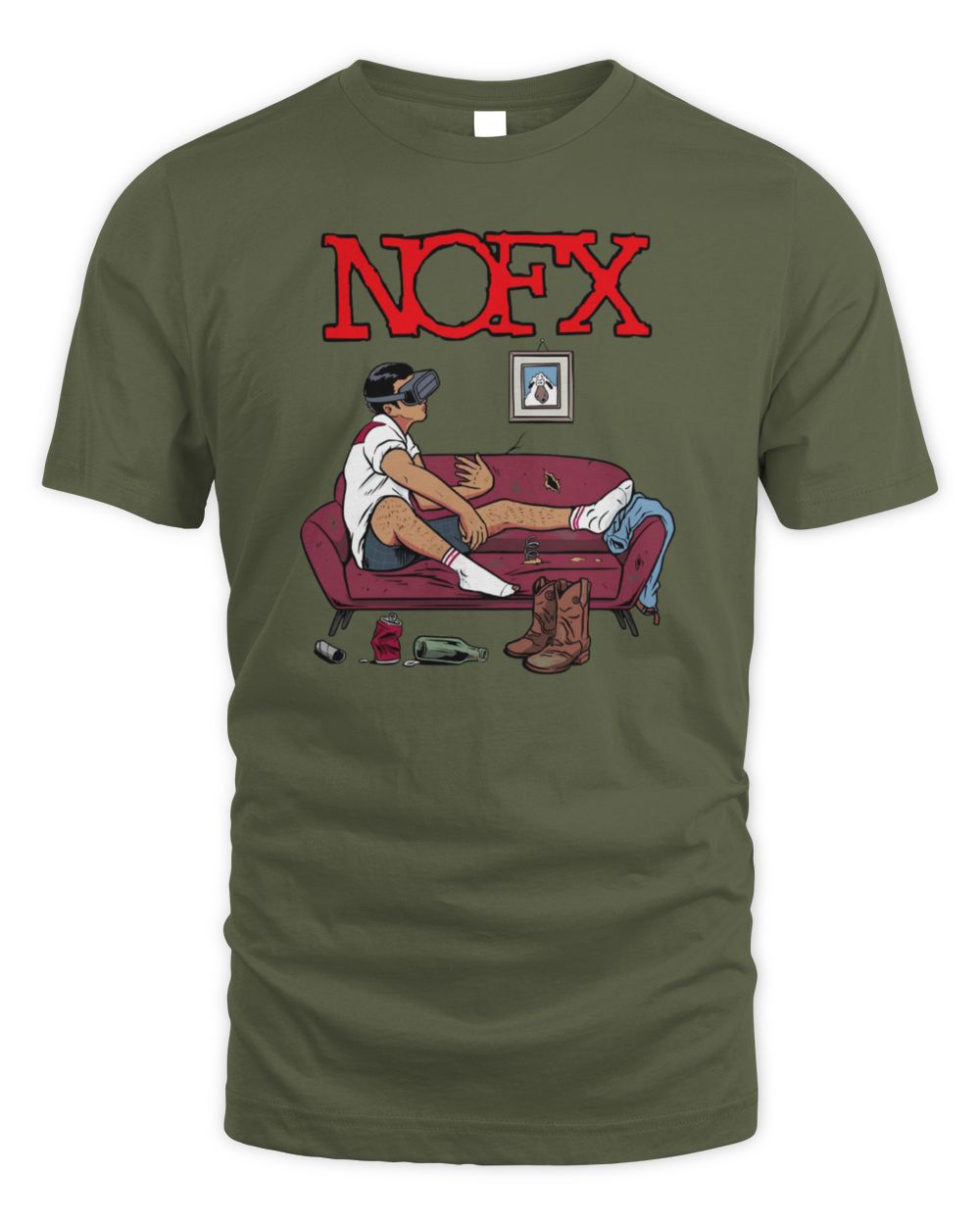 Nofx Merch Virtual Petting Tee