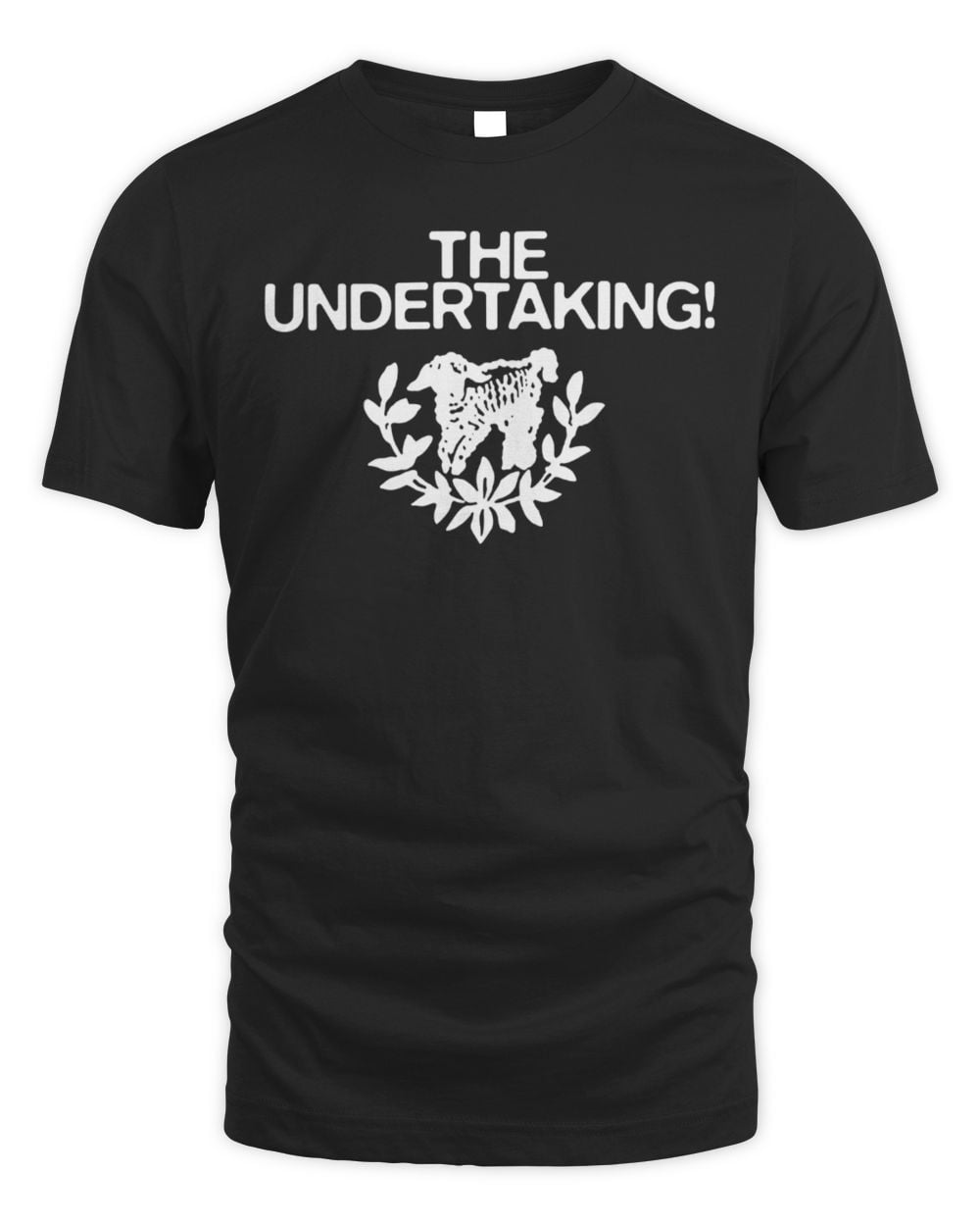 The Undertaking Merch Lamb Mineral T-Shirt Black