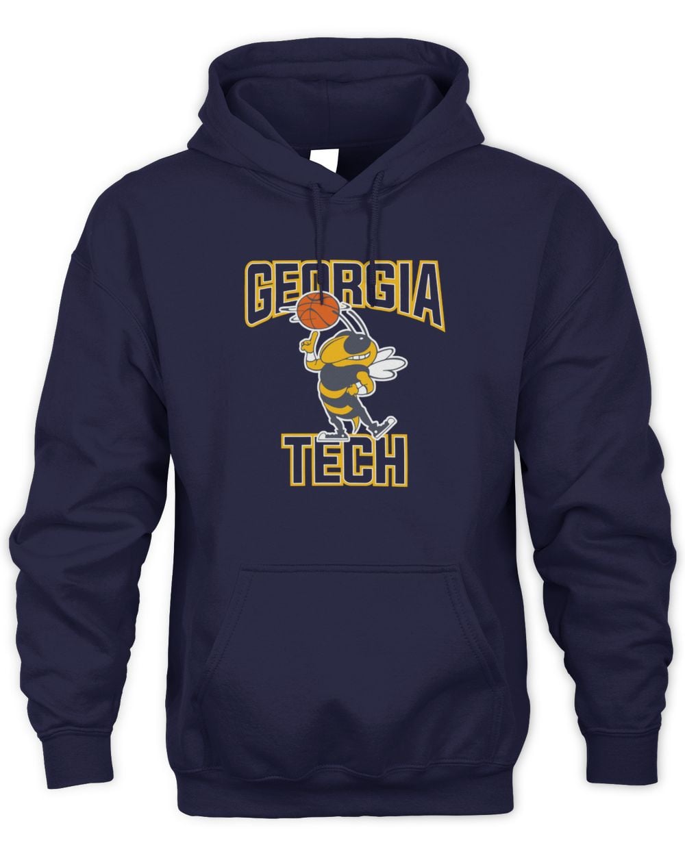 Georgia Tech Yellow Jackets Buzz Basketball Hoodie Sweatshirt