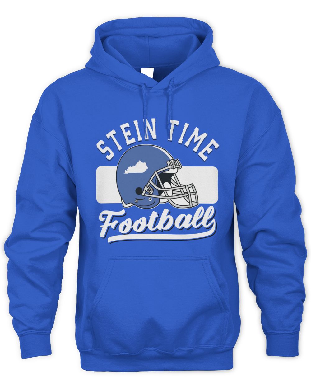 Kentucky Branded Stein Time Football Helmet Hoodie