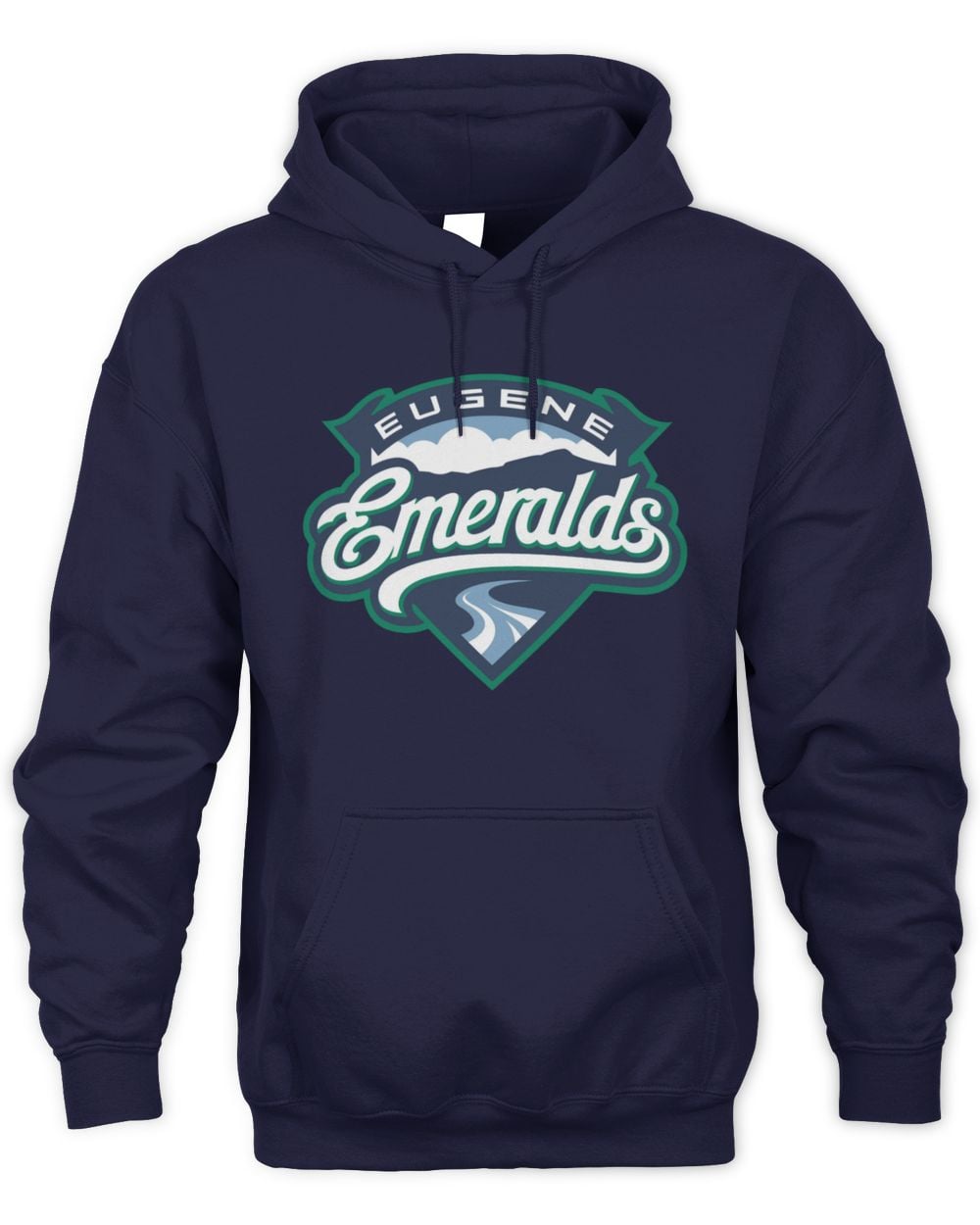 Navy Eugene Emeralds 2010 Hoodie Sweatshirt