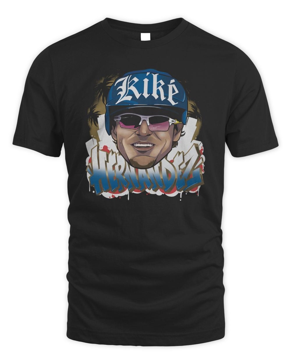 Enrique Hernandez Los Angeles D Graffiti Tee Shirt