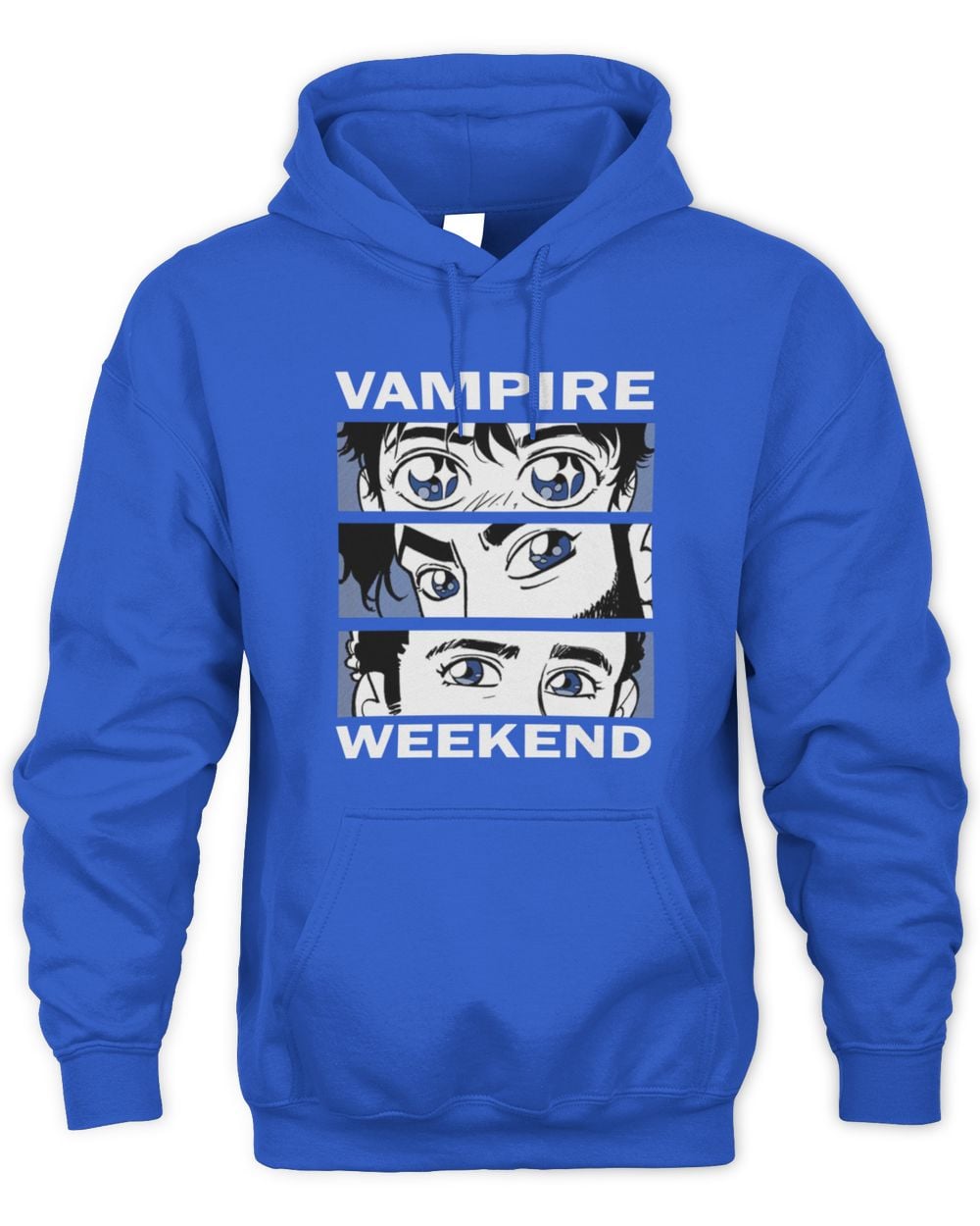 Vampire Weekend Manga Eyes Hoodie Sweatshirt