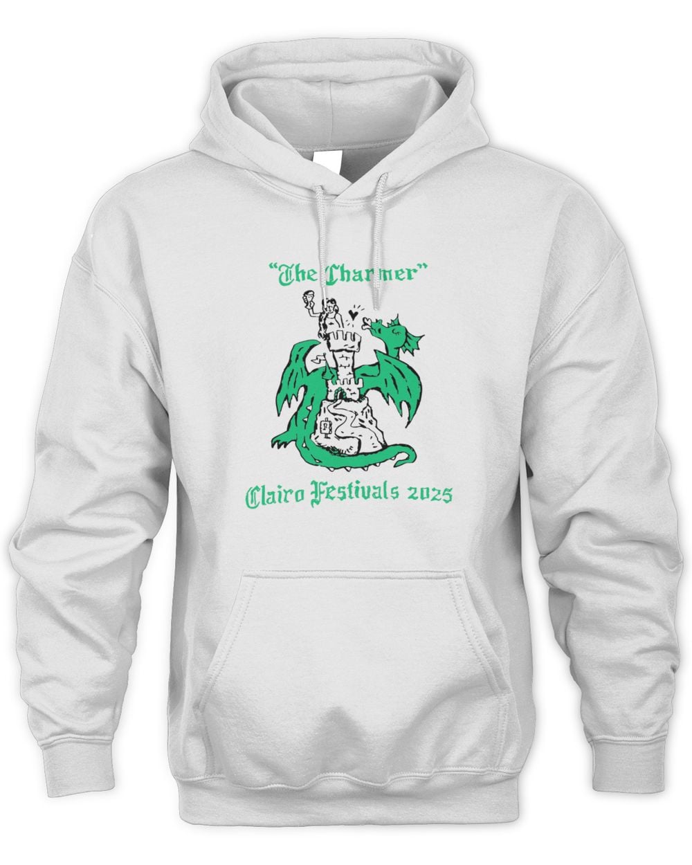Clairo Merch The Charmer Fest Hoodie White