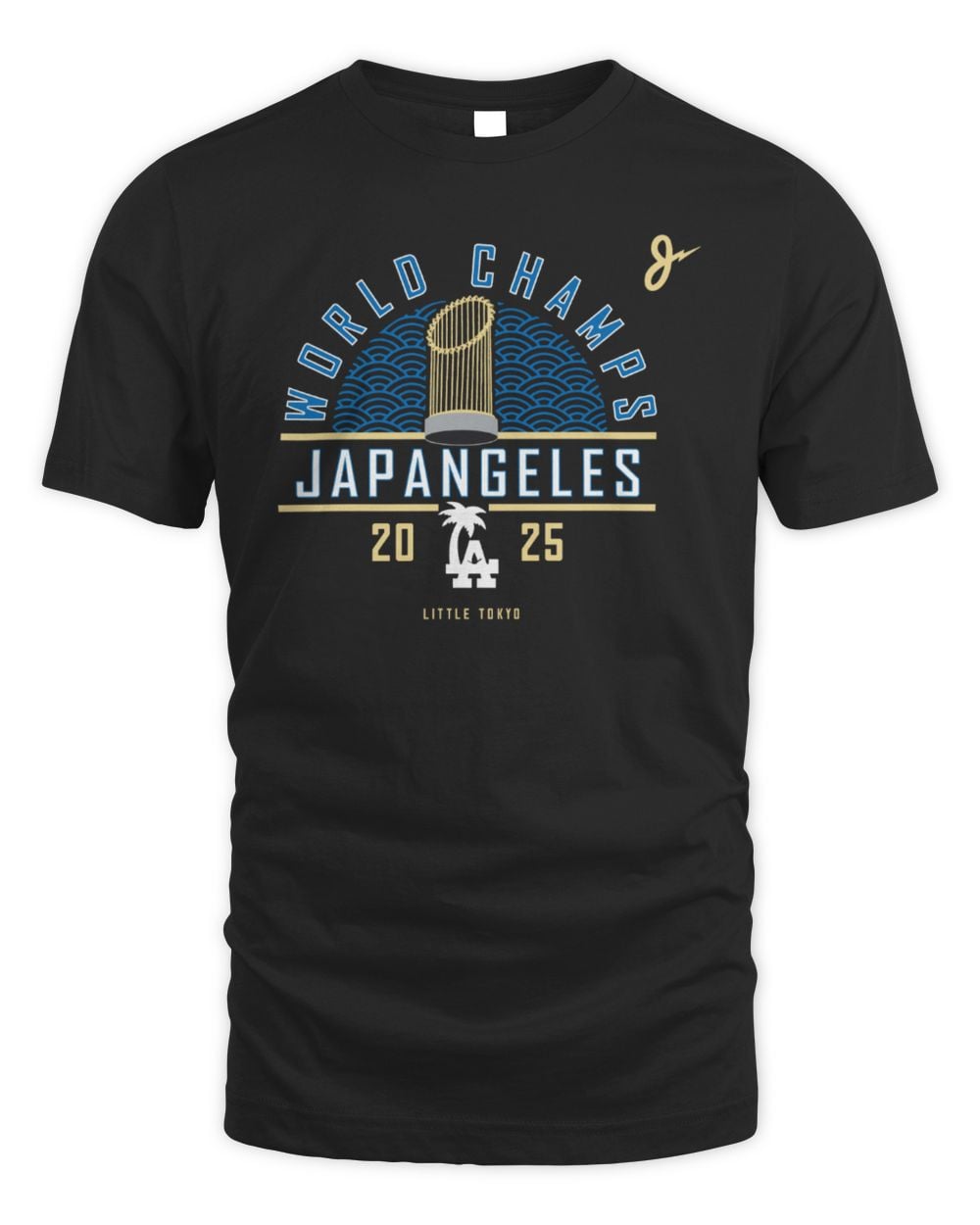 Japangeles Back To Back Champs Tee Black