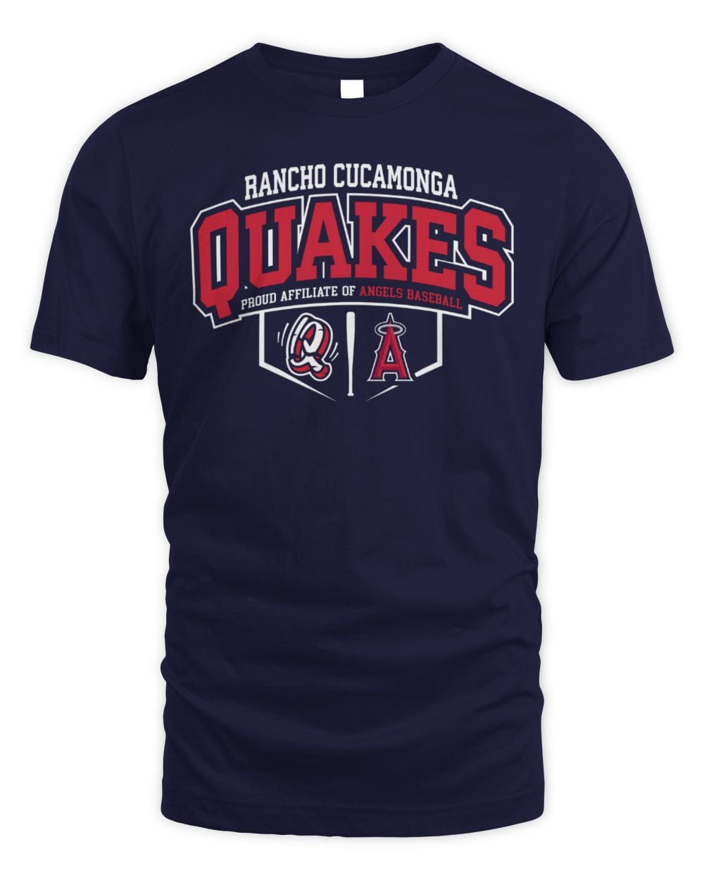 Rancho Cucamonga Quakes Angels Affiliate Tee Navy