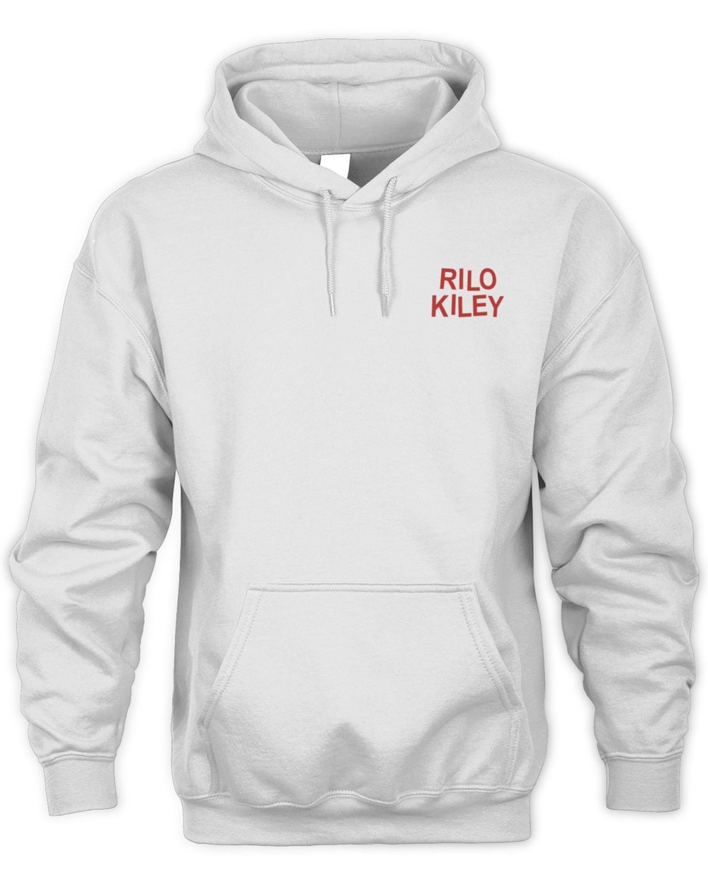 Rilo Kiley Logo White Hoodie