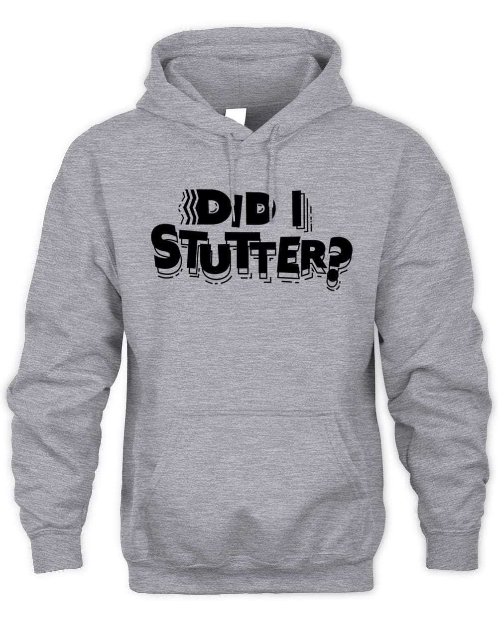 The Office Did I Stutter Hoodie Grey