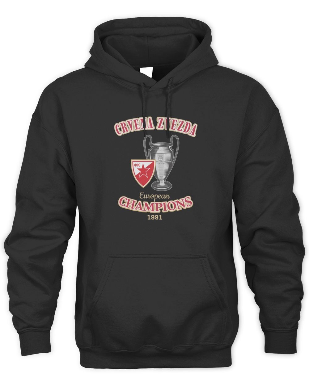 Slav Supply Crvena Zvezda Champions Black Hoodie