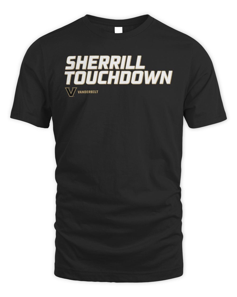 Junior Sherrill Vanderbilt Black Sherrill Touchdown Tee