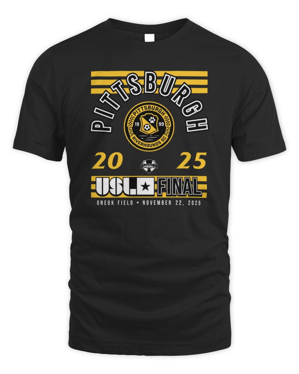 Pittsburgh Riverhounds SC 2025 USL Championship Final Official T Shirt