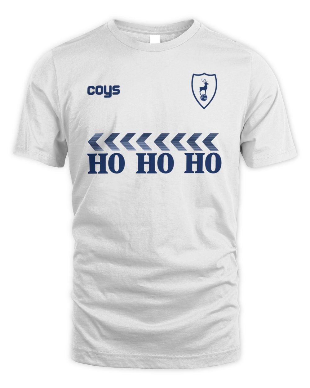 Spoofy Retro Tottenham Christmas T Shirt White