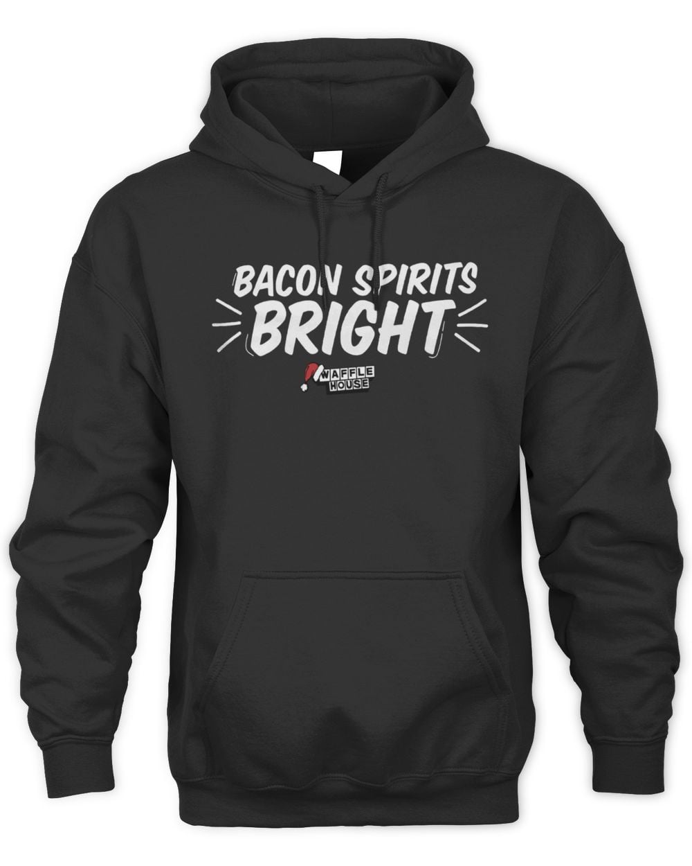 Waffle House Bacon Spirits Bright Official Hoodie